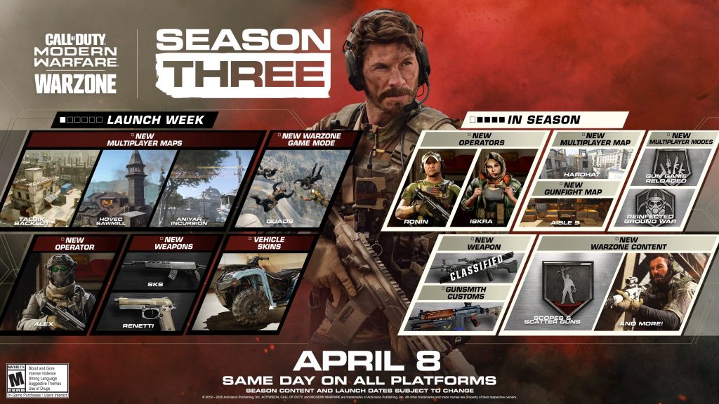 season three call of duty