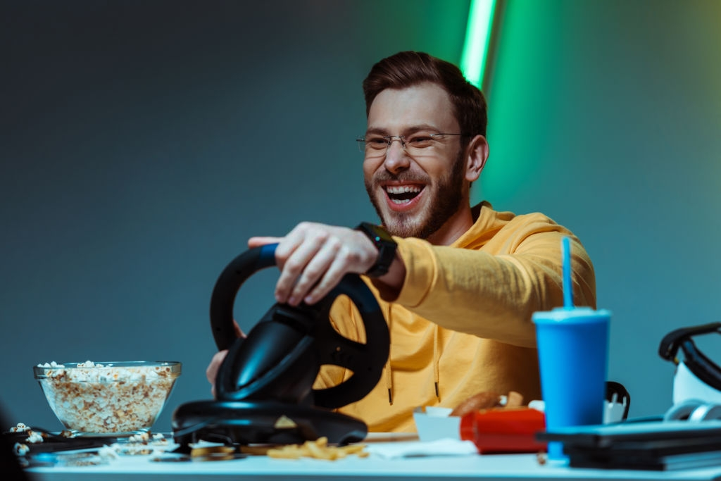 video game steering wheel
