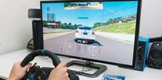 video game steering wheel 2020