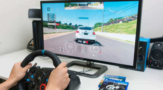 video game steering wheel 2020
